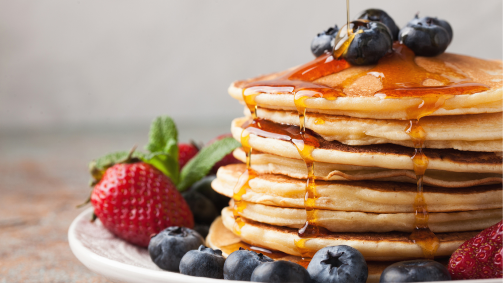 Bananas Foster Pancakes