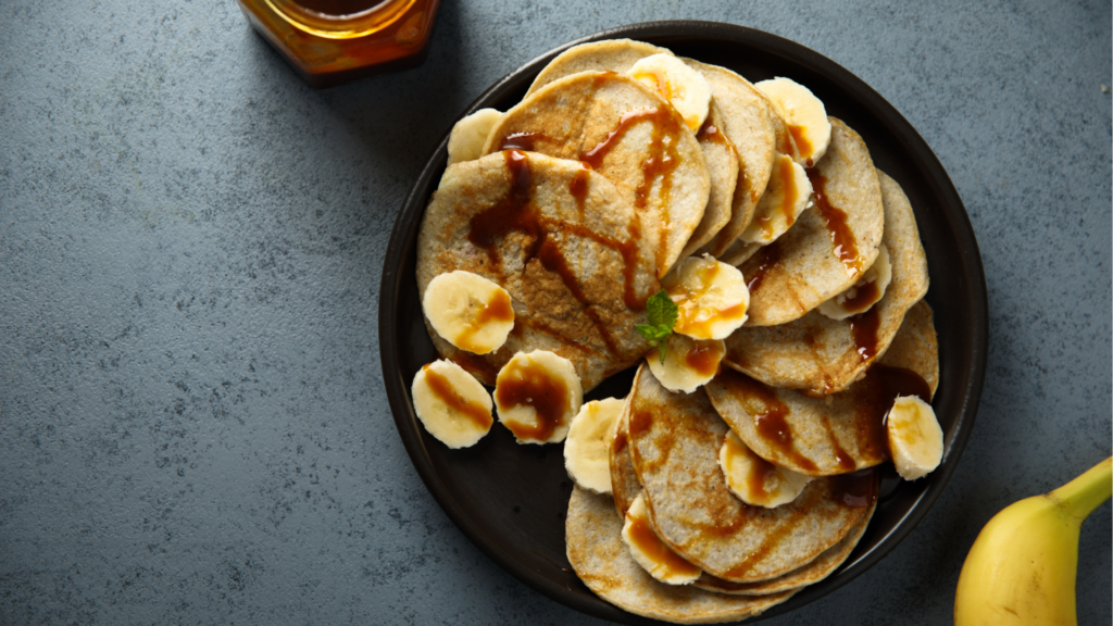 Bananas Foster Pancakes