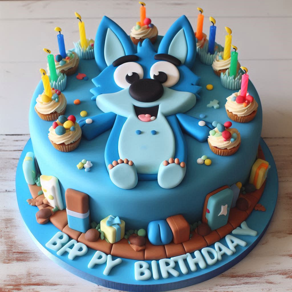 Bluey Cake