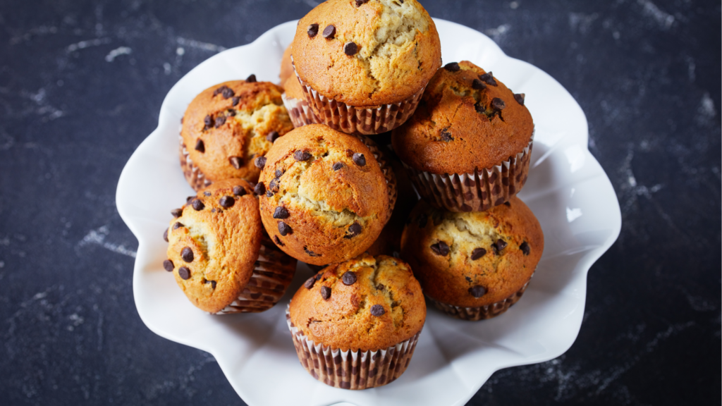 Sourdough Banana Muffins: